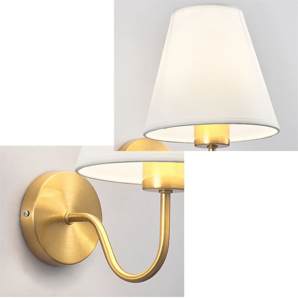 American Wall Light in fabric