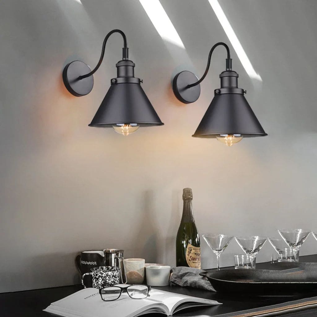 Vintage sparkle wall light