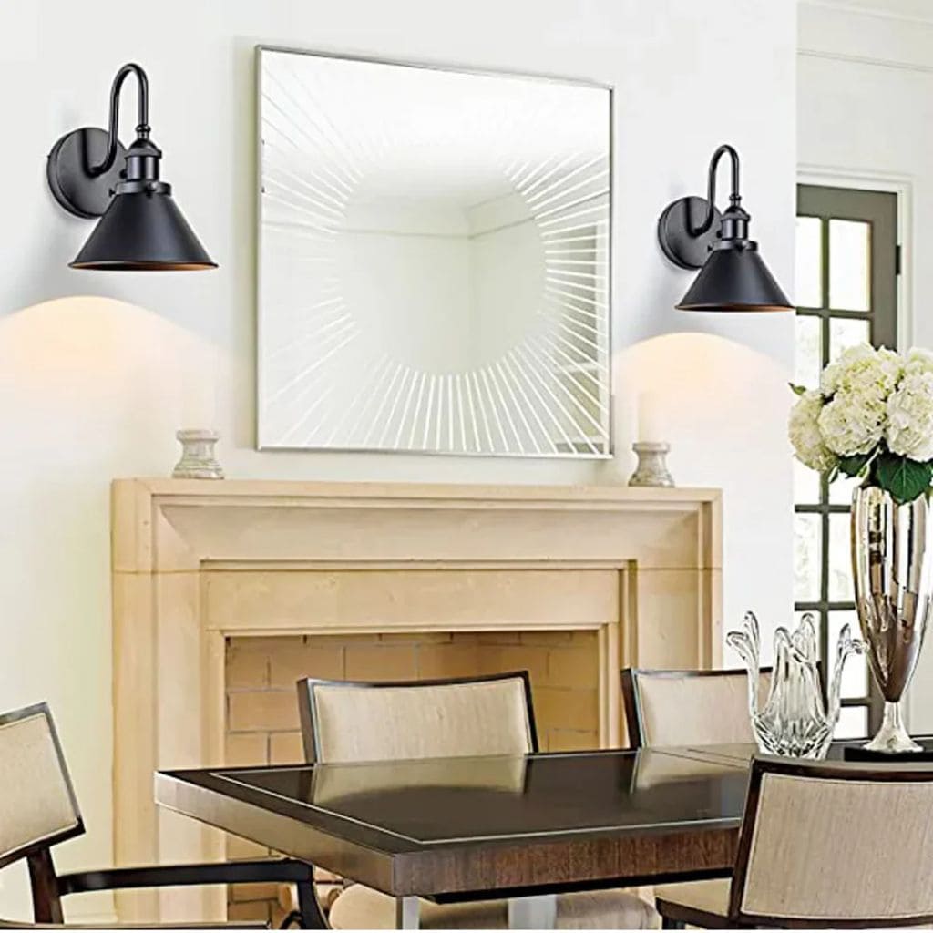 Vintage sparkle wall light