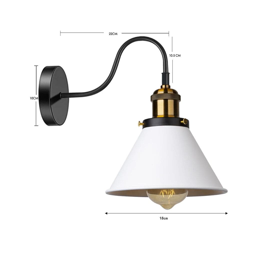 Vintage sparkle wall light