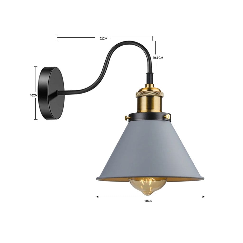 Vintage sparkle wall light
