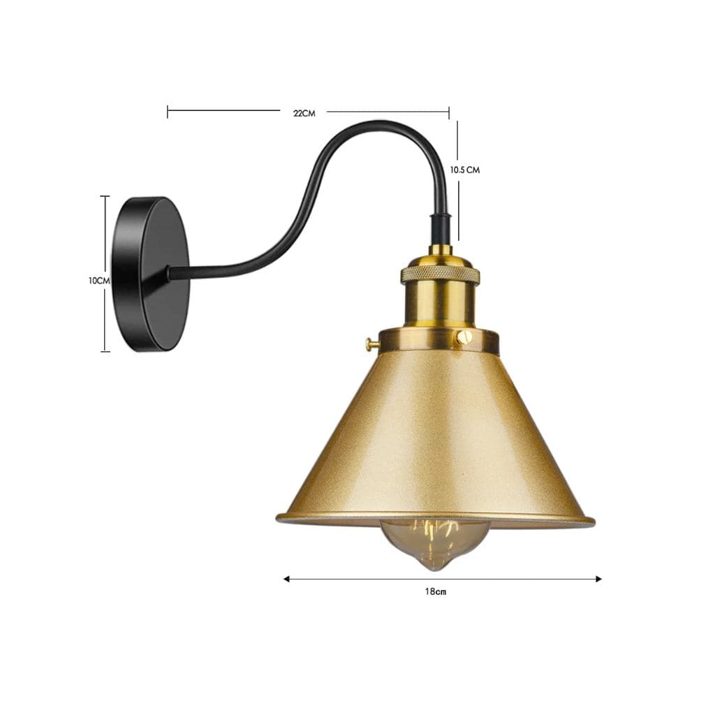 Vintage sparkle wall light