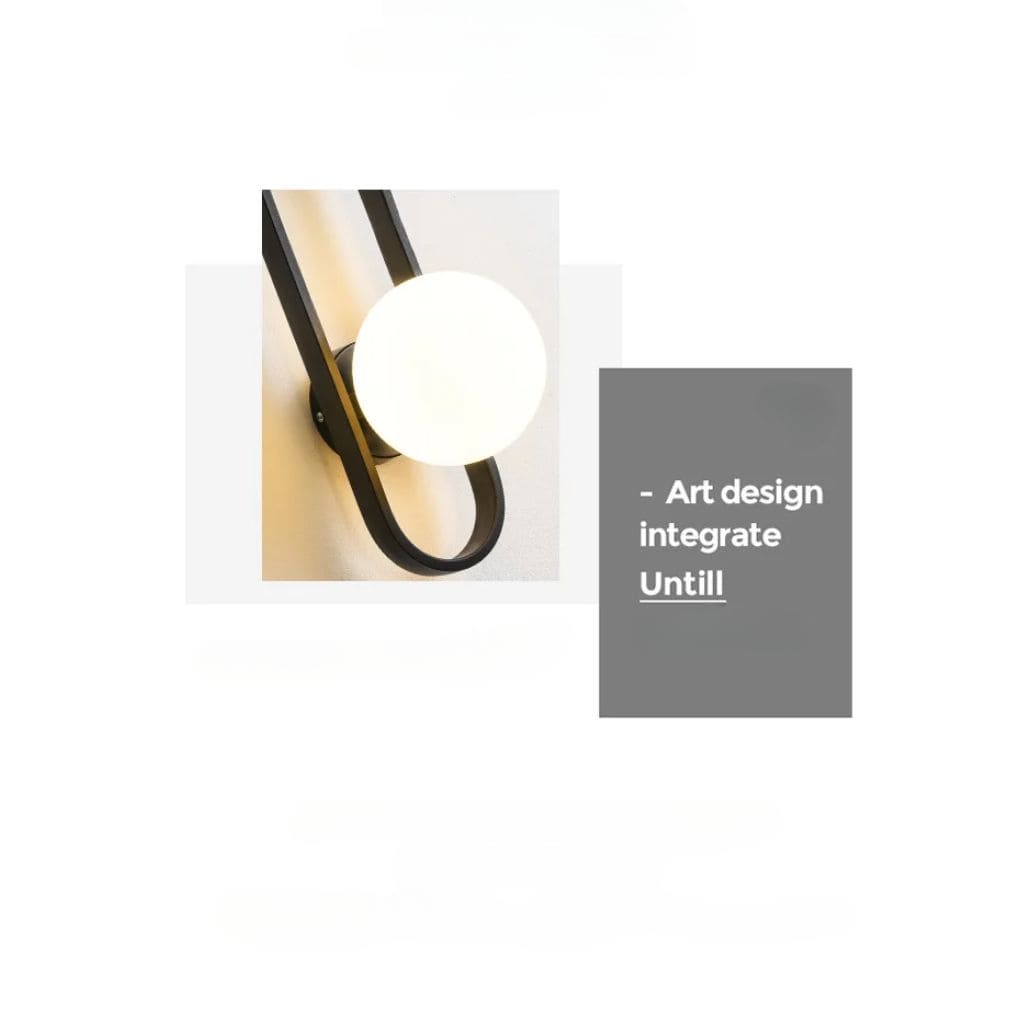 Contemporary elegance wall light