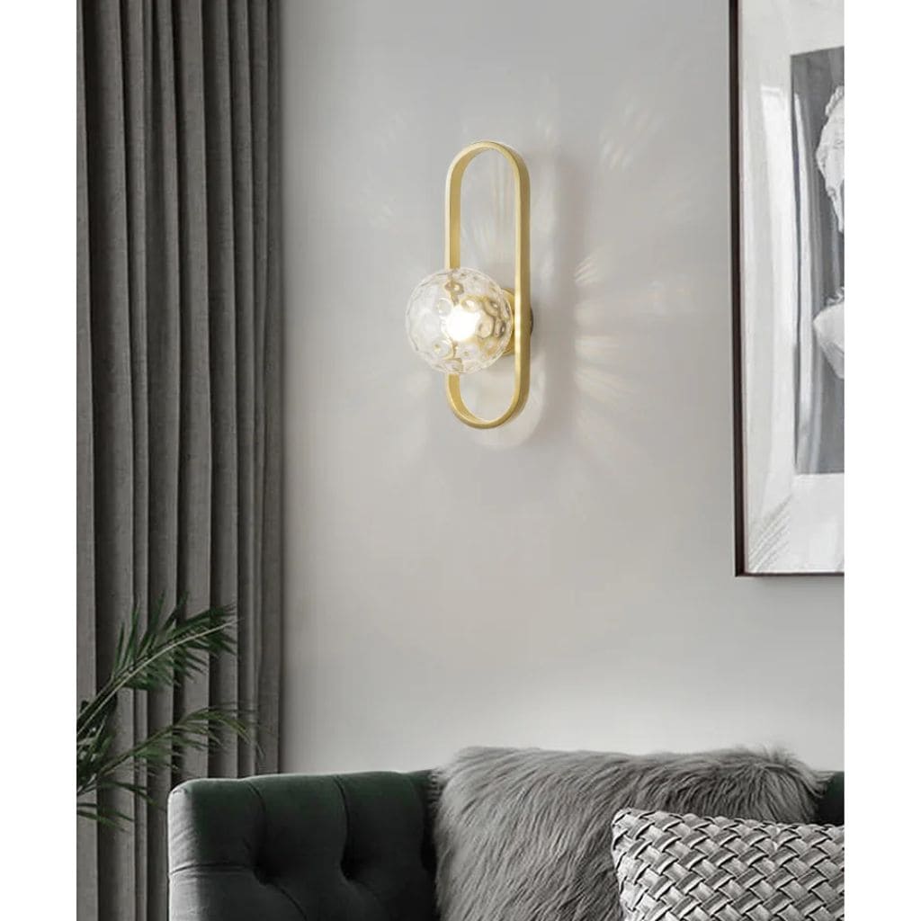 Contemporary elegance wall light