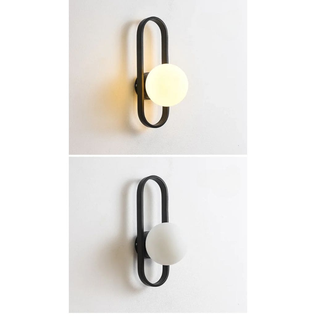 Contemporary elegance wall light