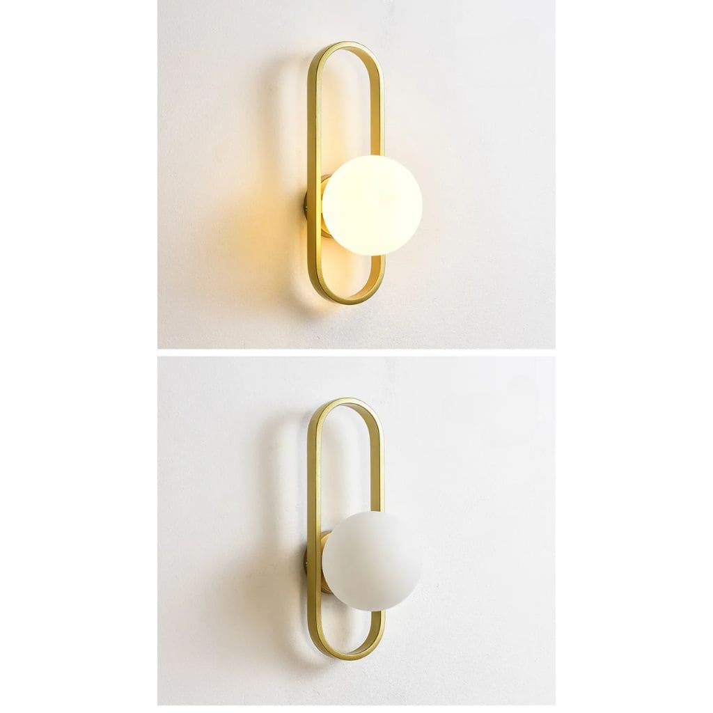Contemporary elegance wall light