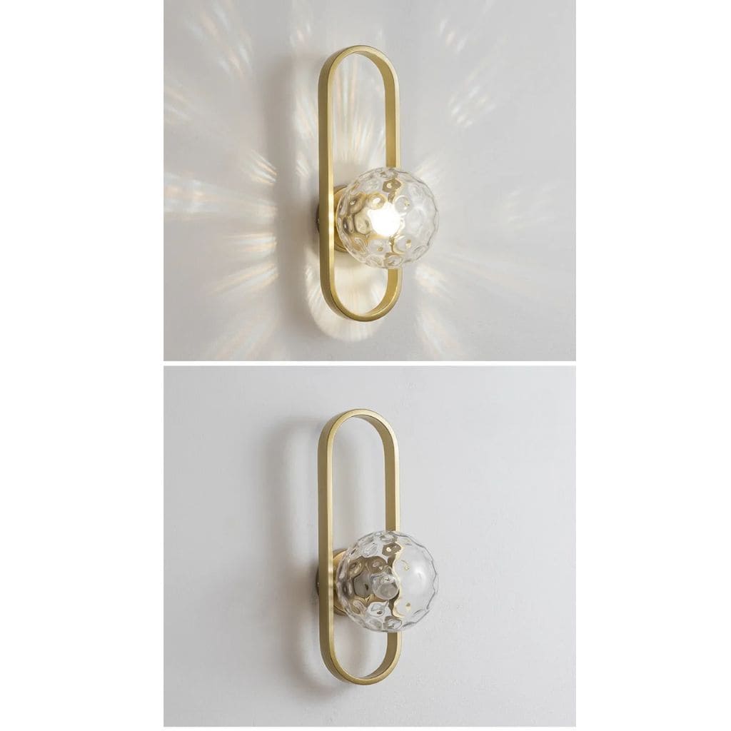 Contemporary elegance wall light