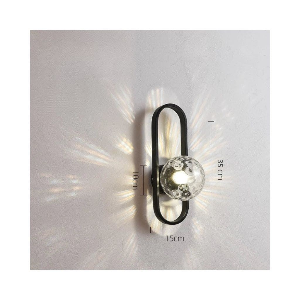 Contemporary elegance wall light