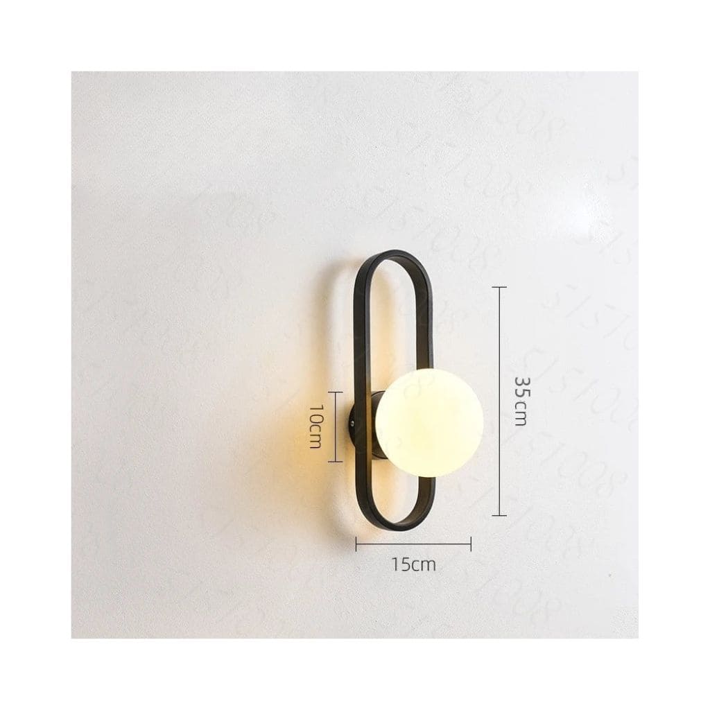 Contemporary elegance wall light
