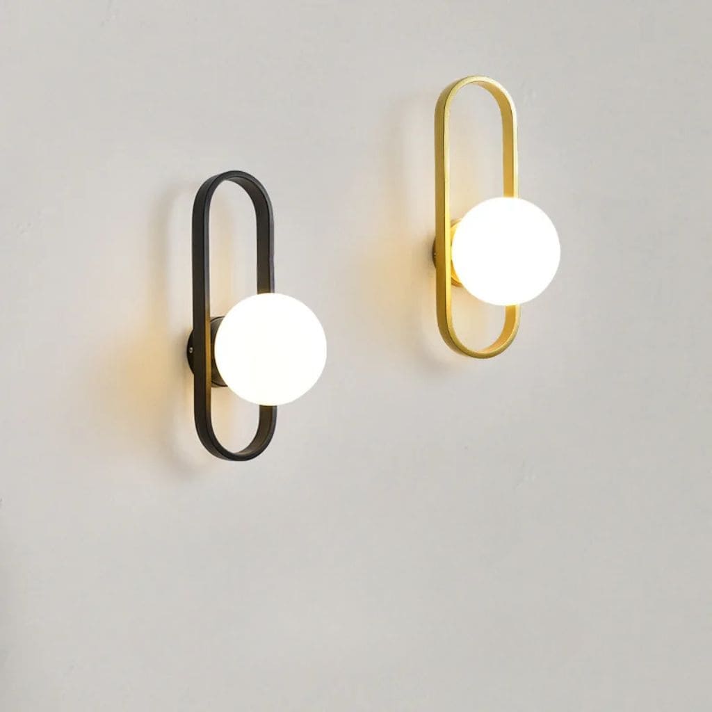 Contemporary elegance wall light