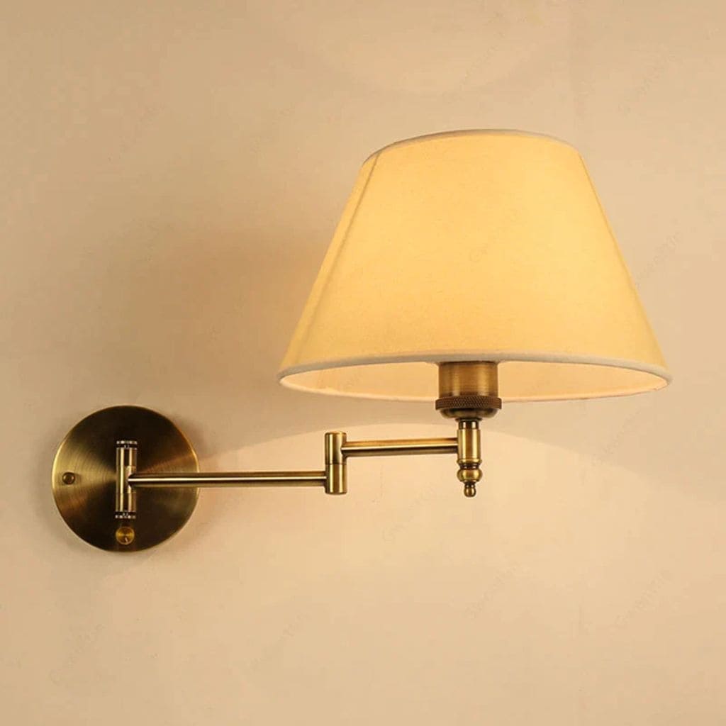 Flexible fabric wall light