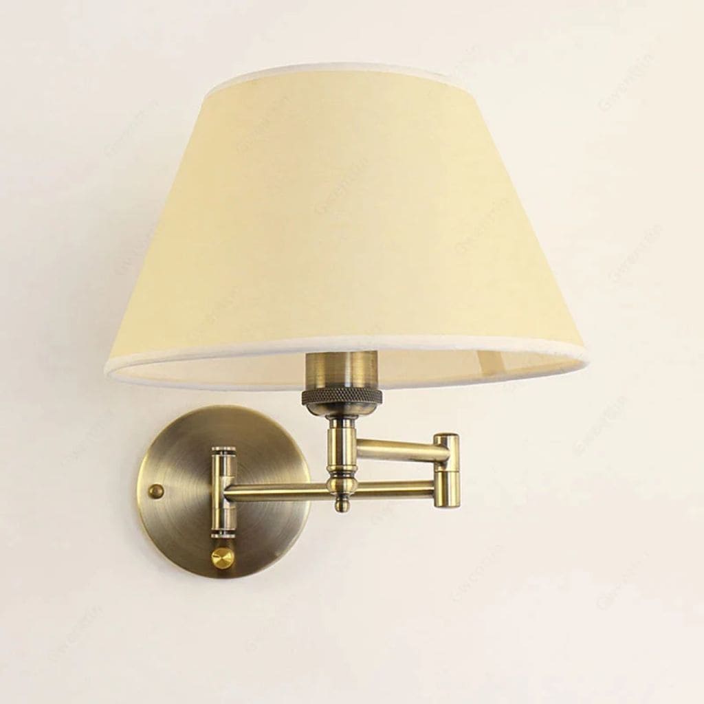 Flexible fabric wall light