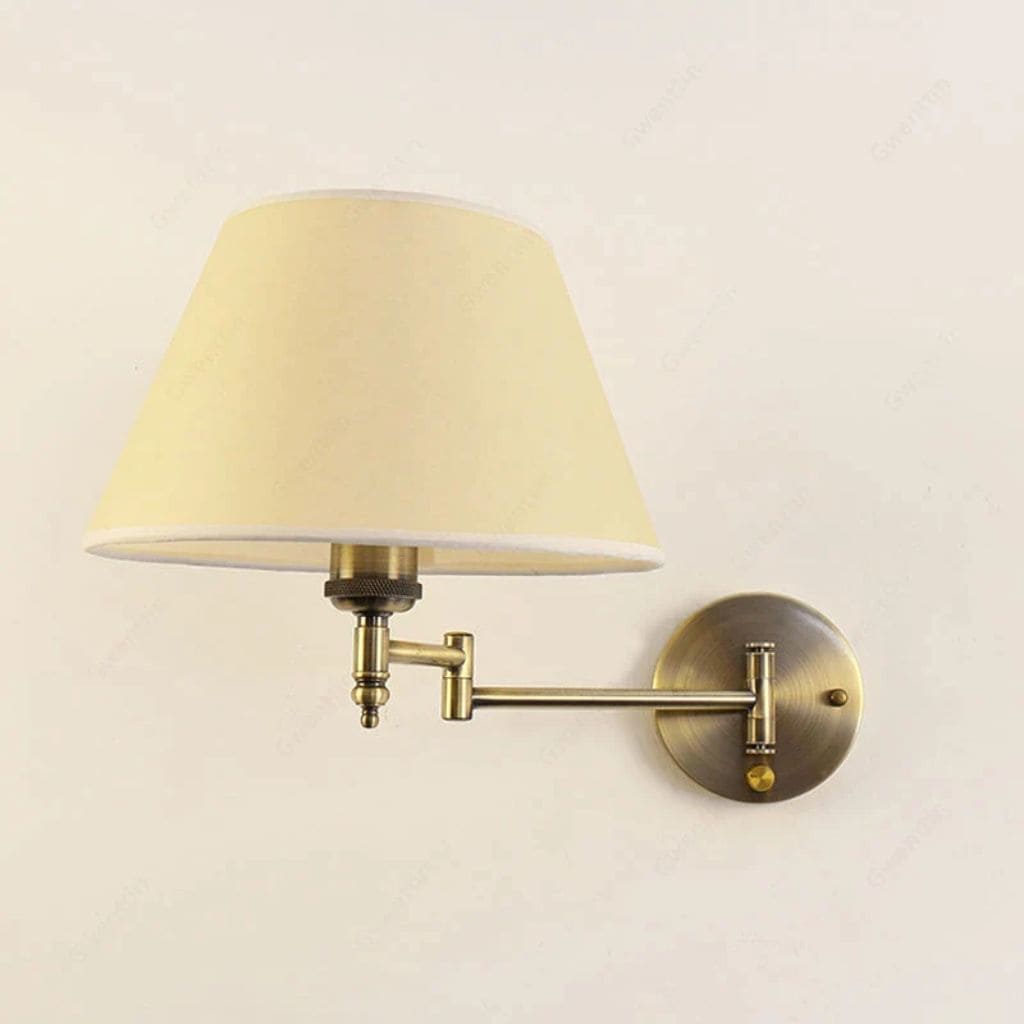 Flexible fabric wall light