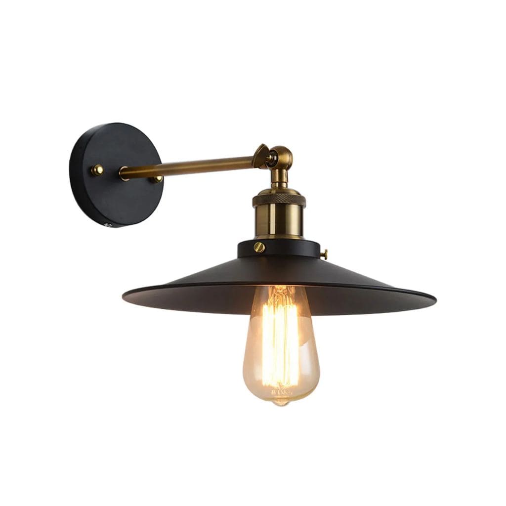 Retro industrial wall light