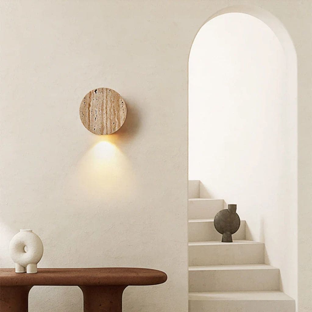 Japanese Stone Wall Light