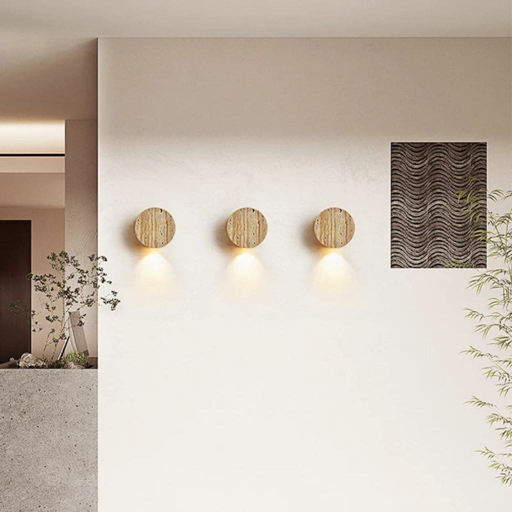 Japanese Stone Wall Light
