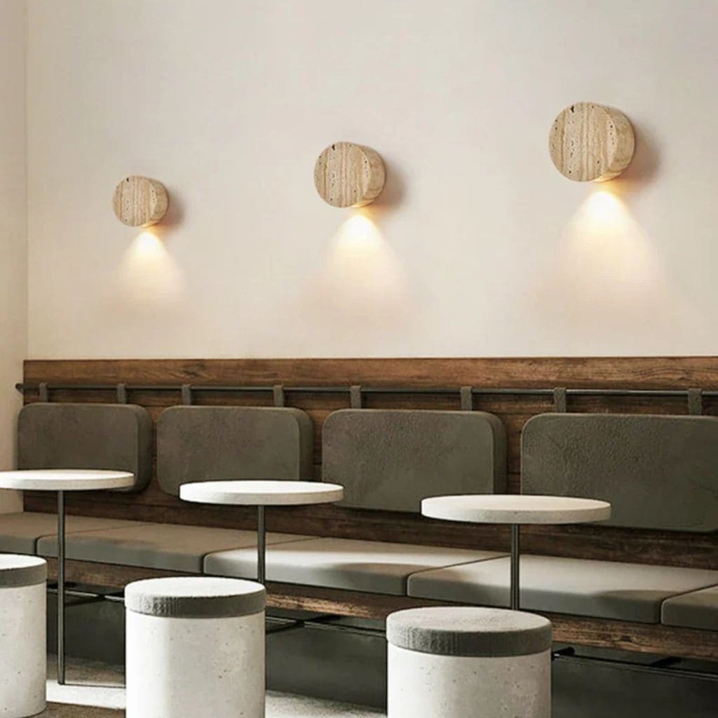 Japanese Stone Wall Light