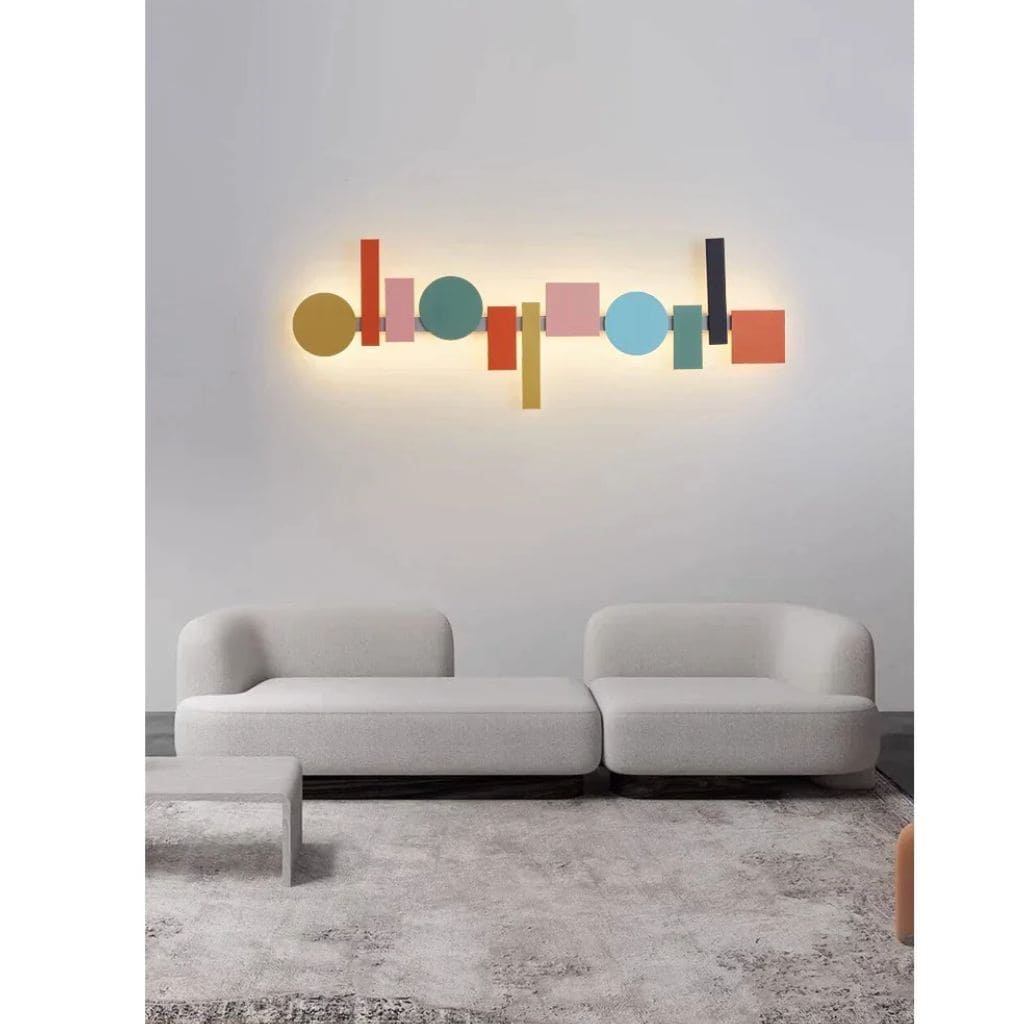 Art Deco LED wall light
