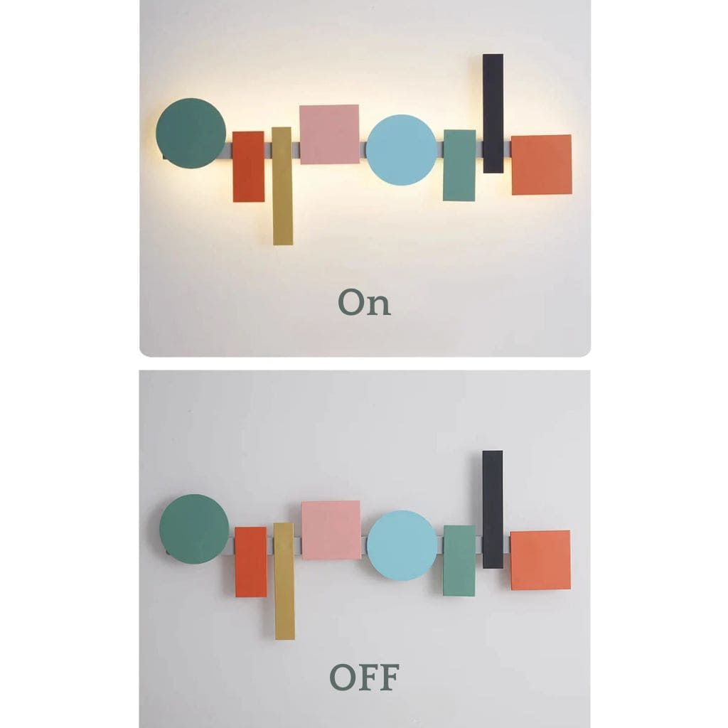 Art Deco LED wall light