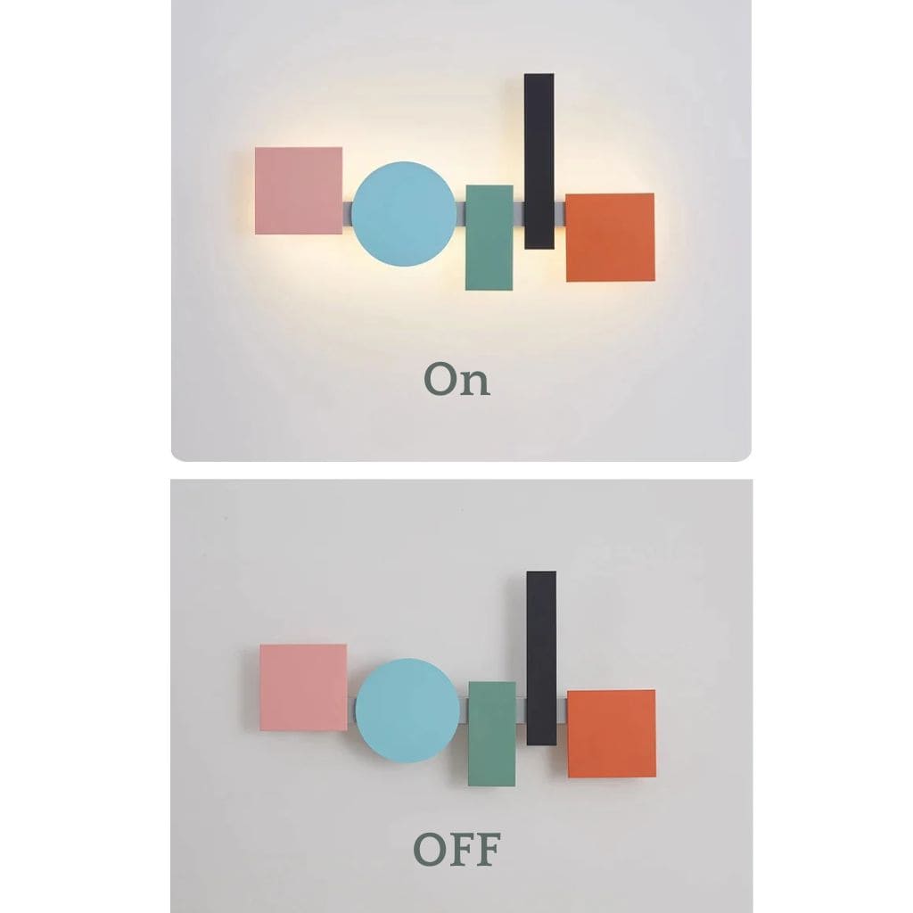 Art Deco LED wall light
