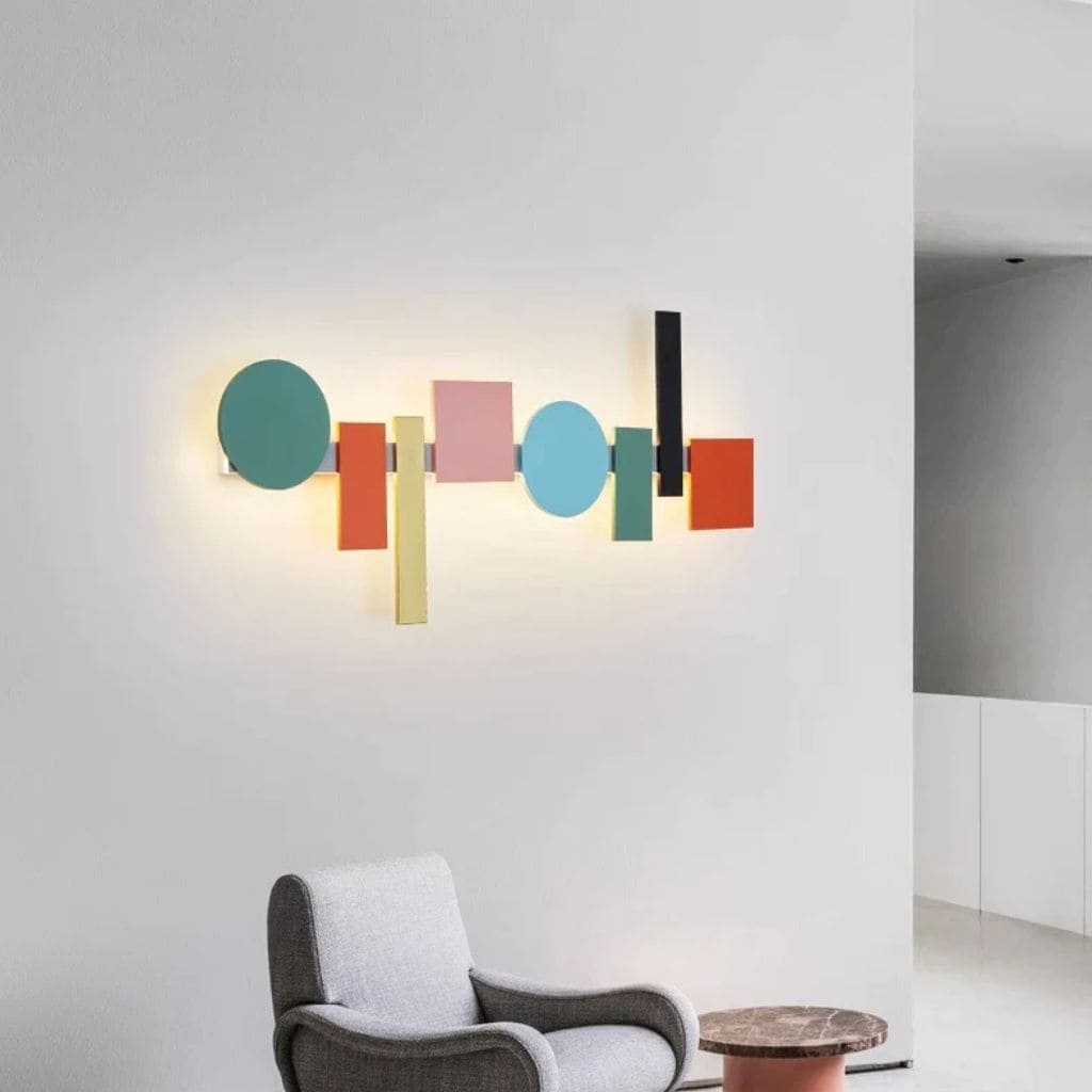 Art Deco LED wall light