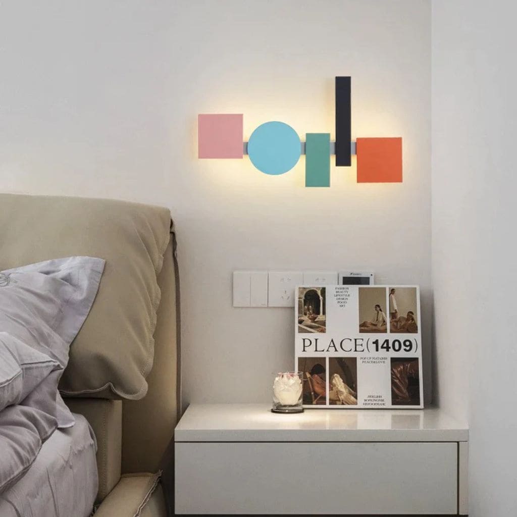 Art Deco LED wall light