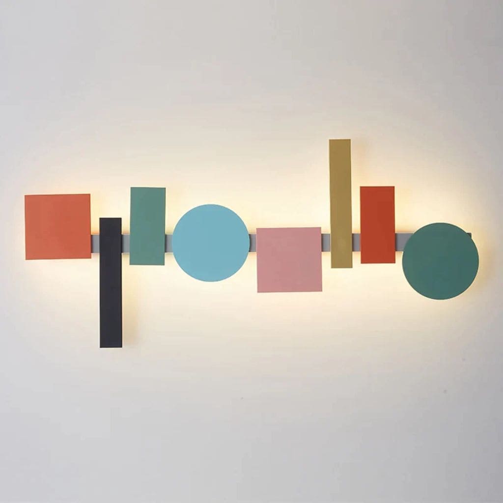 Art Deco LED wall light