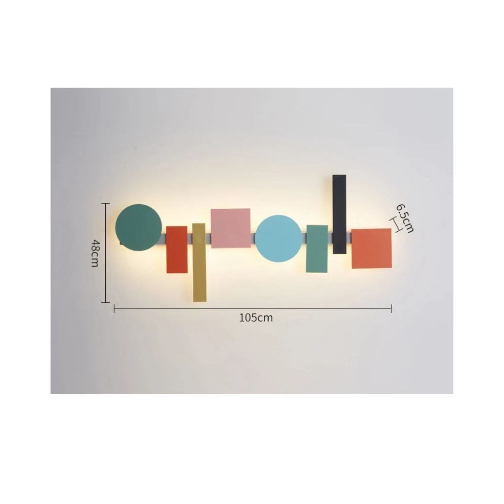 Art Deco LED wall light