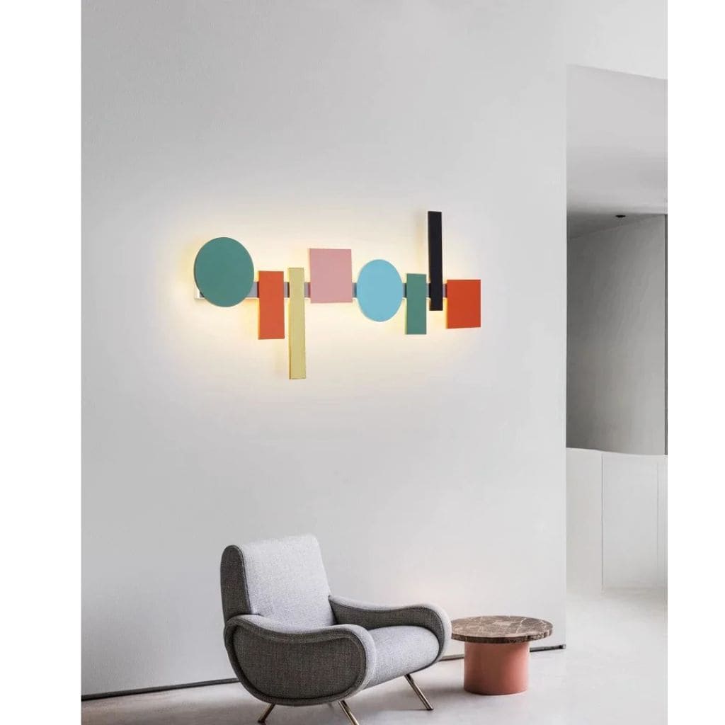 Art Deco LED wall light