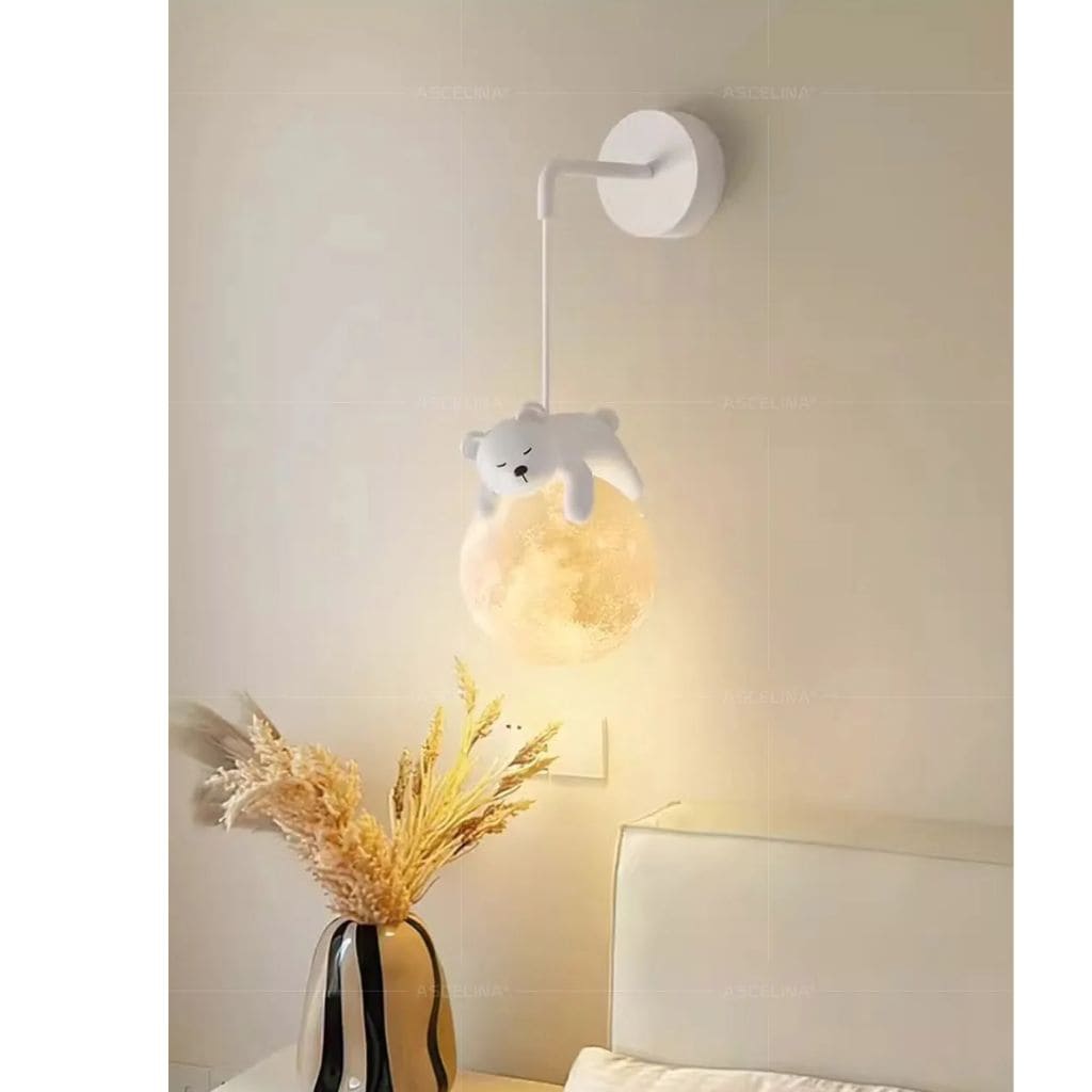 LED Moon wall light