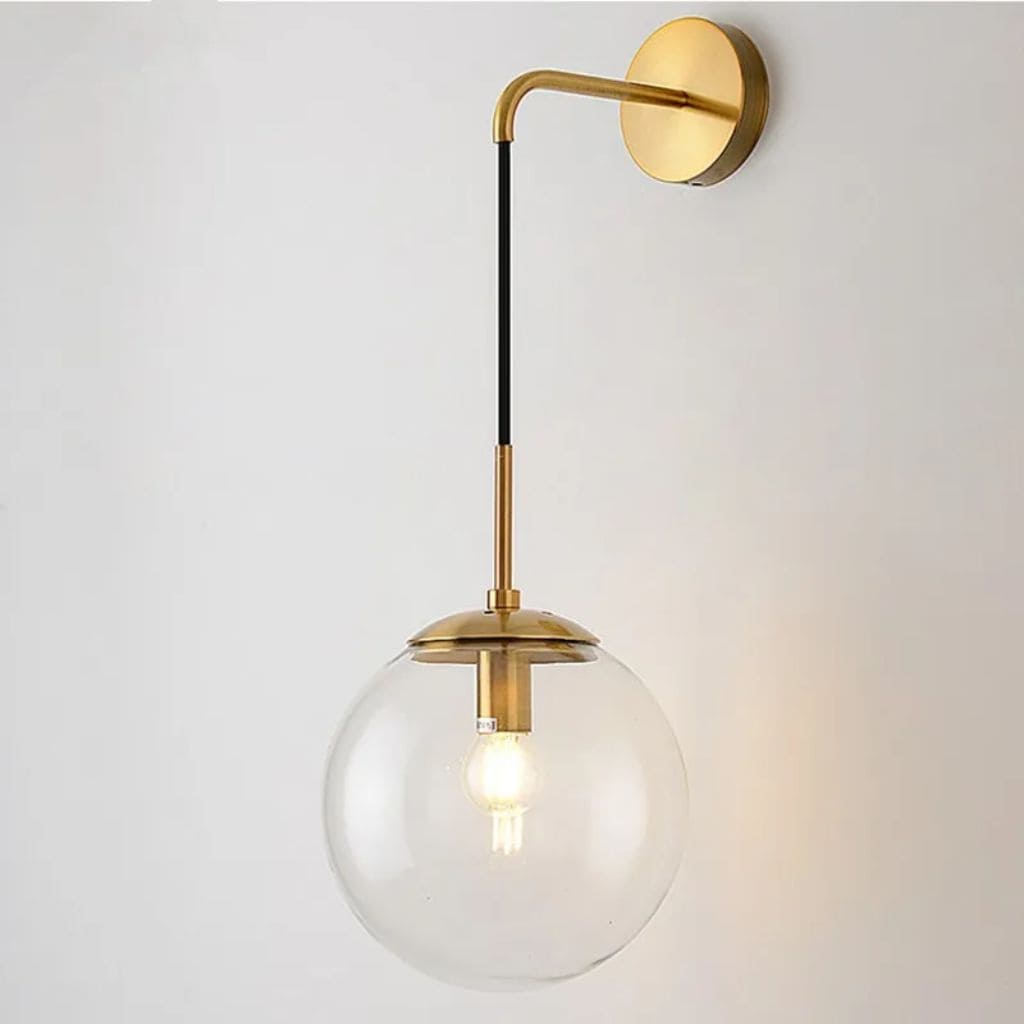 Nordic Glass Ball LED wall light