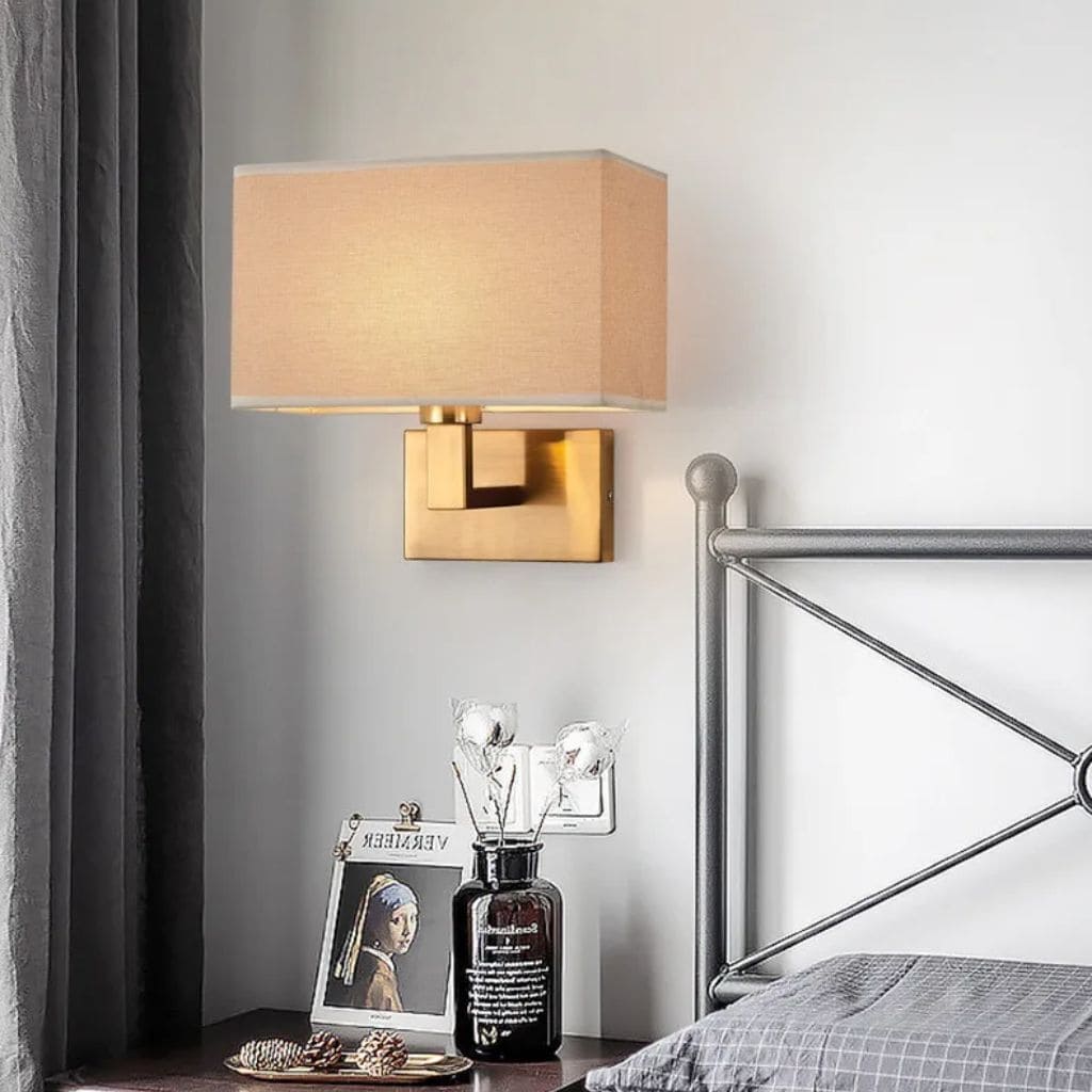 LED wall wall light in minimalist modern style fabric