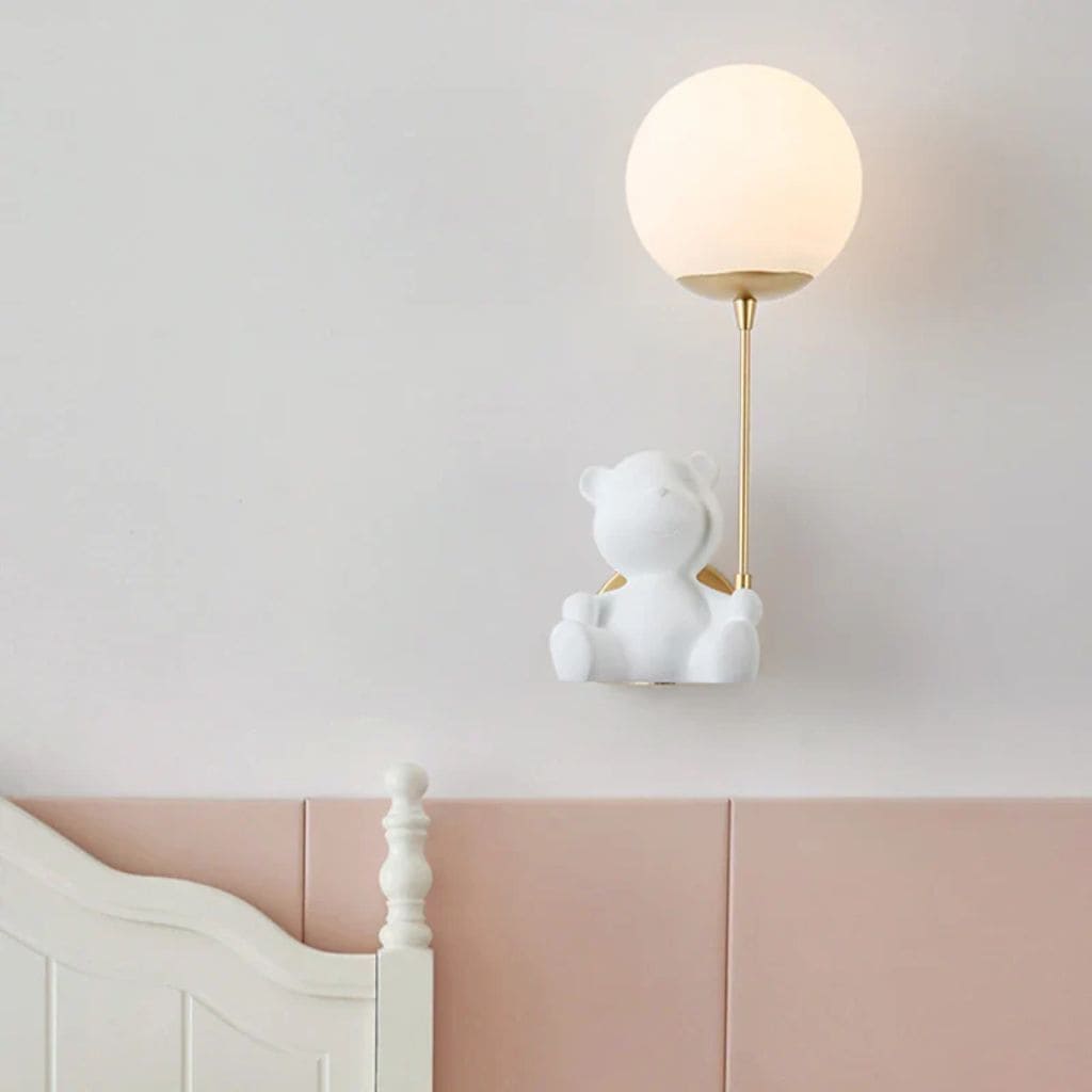 Bear wall lights with troop switch