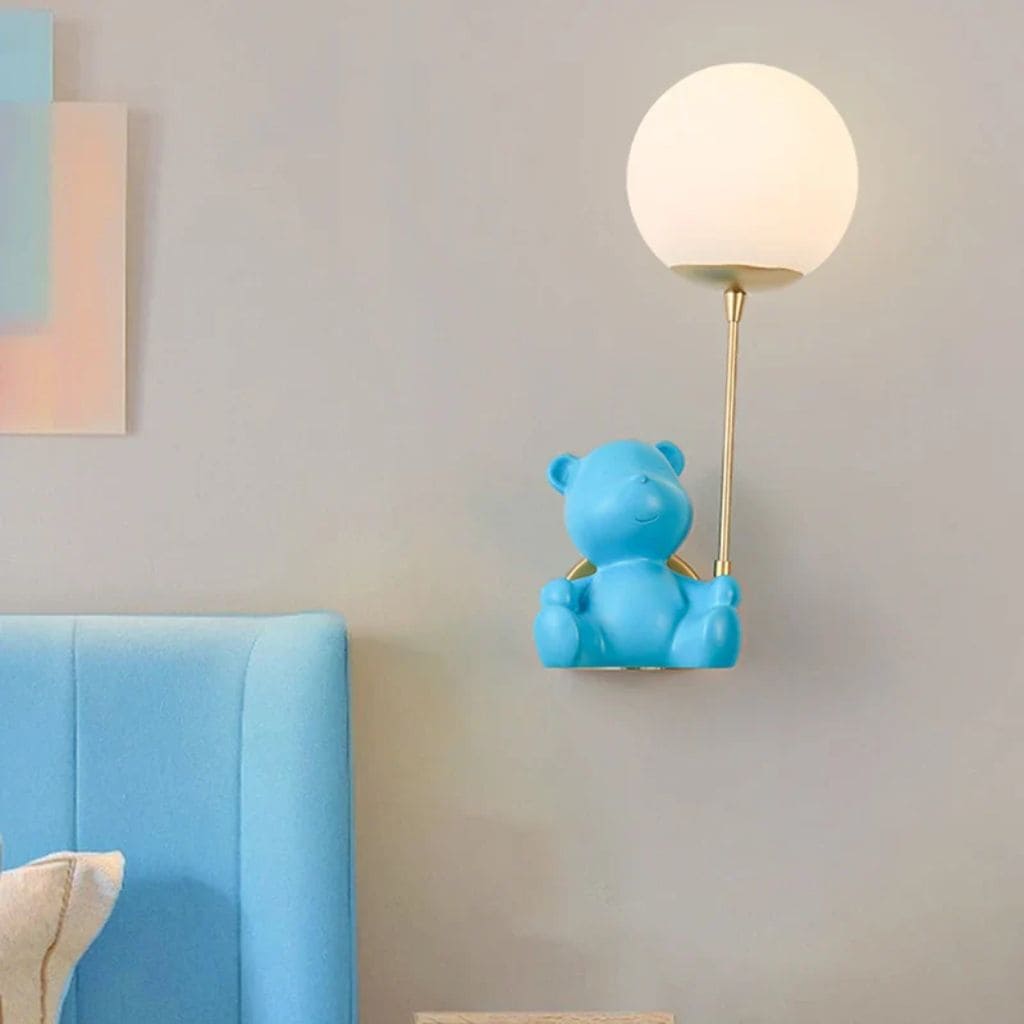 Bear wall lights with troop switch