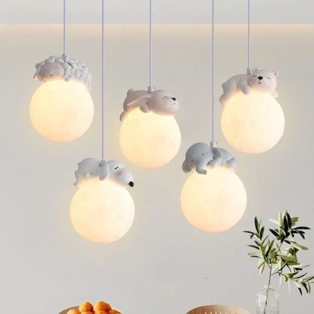 Resin animal candlestick