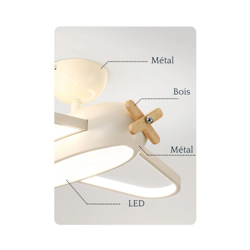 Plane -shaped childish candlestick