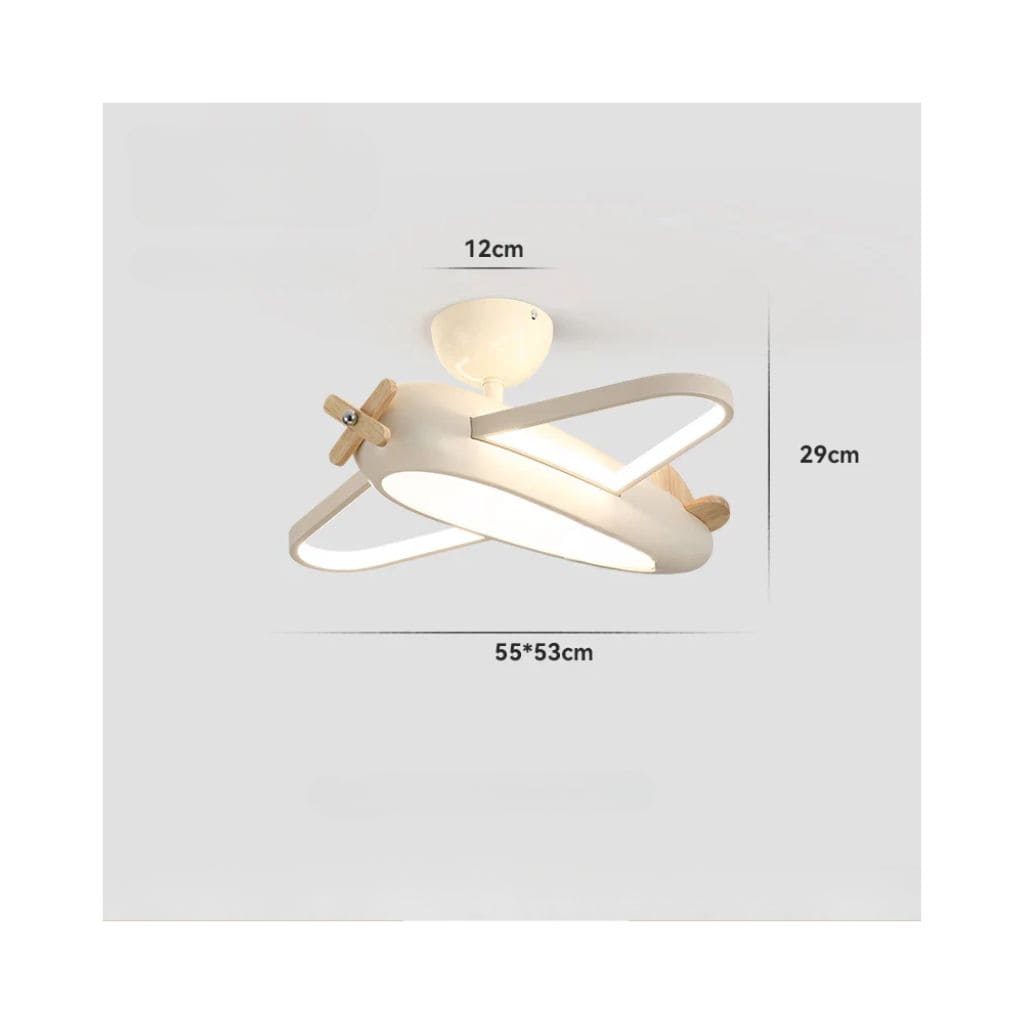 Plane -shaped childish candlestick