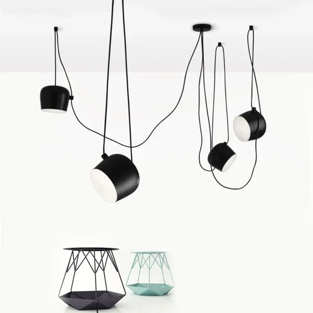 Minimalist suspension lighting