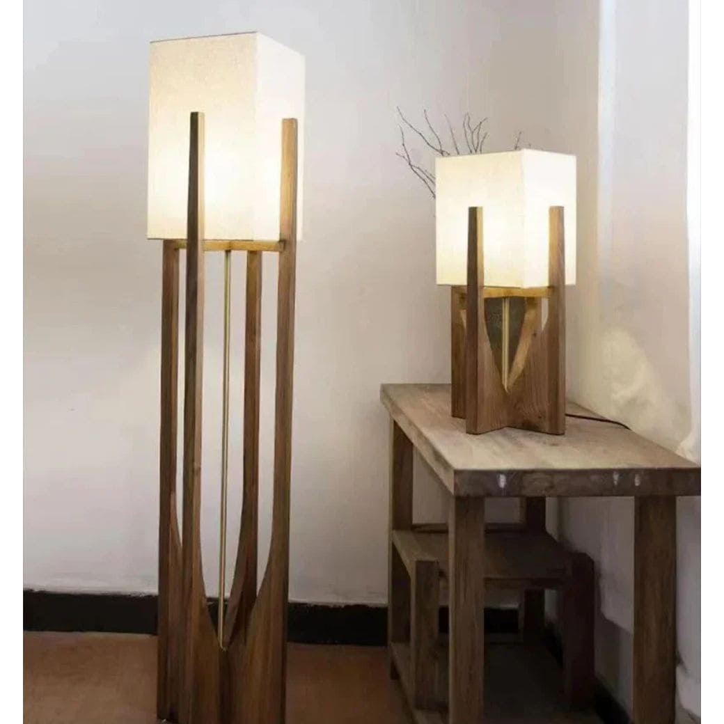 Japanese style floor lamp soft wind