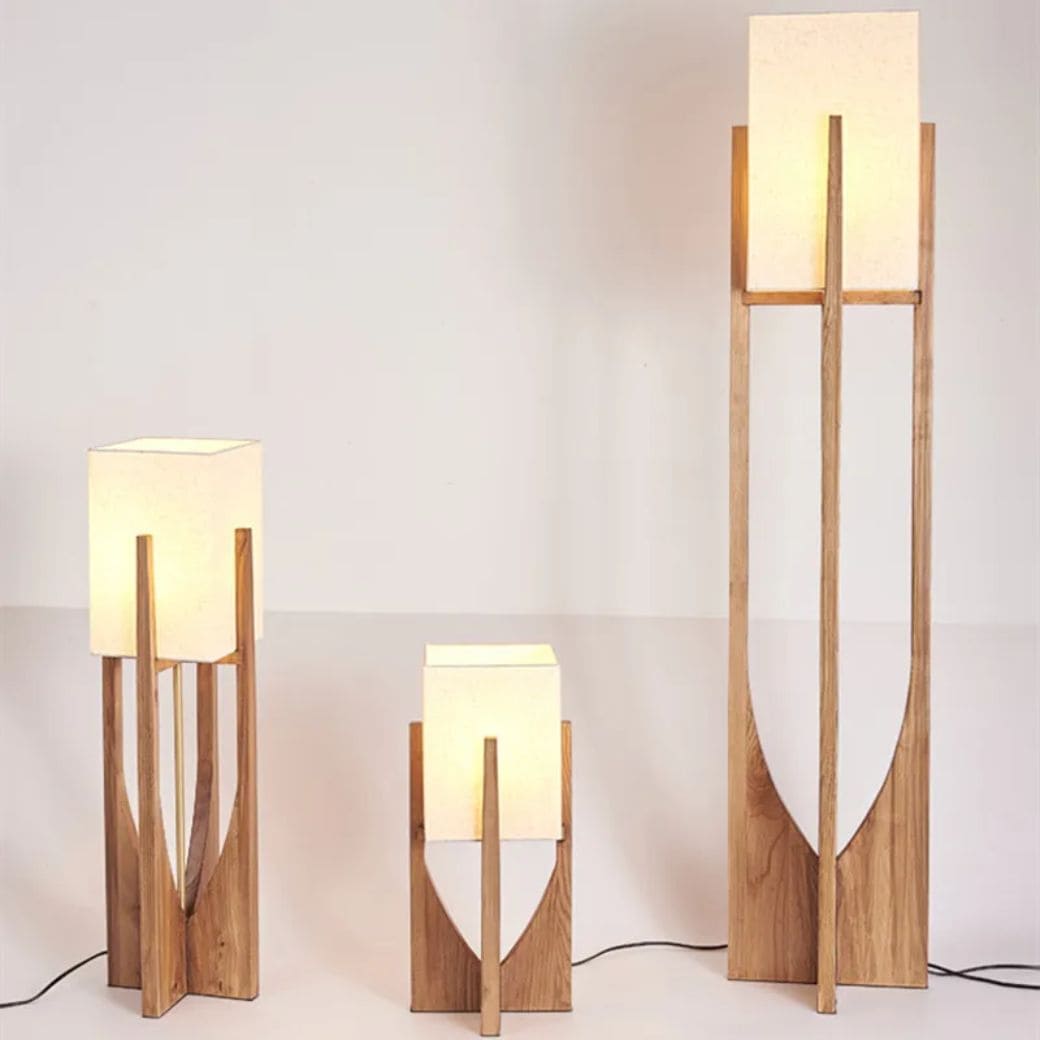 Japanese style floor lamp soft wind