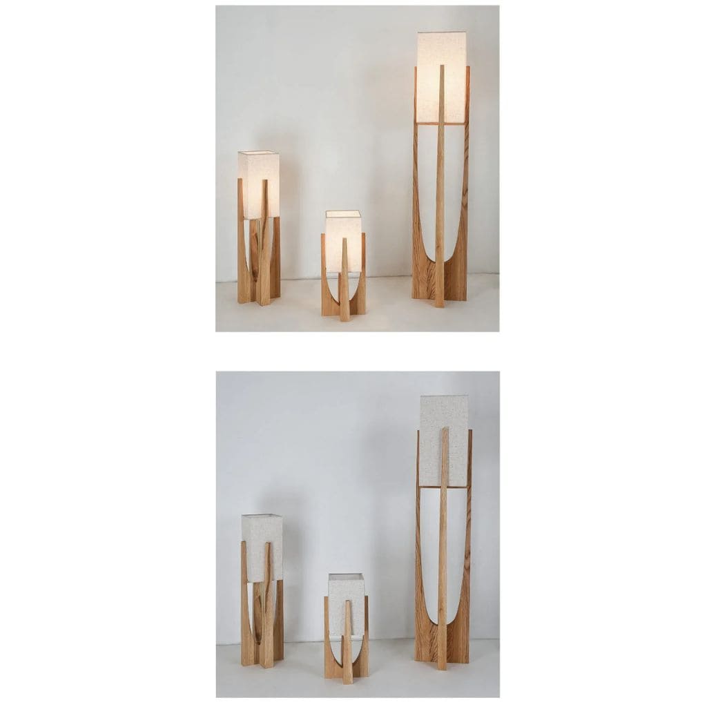 Japanese style floor lamp soft wind