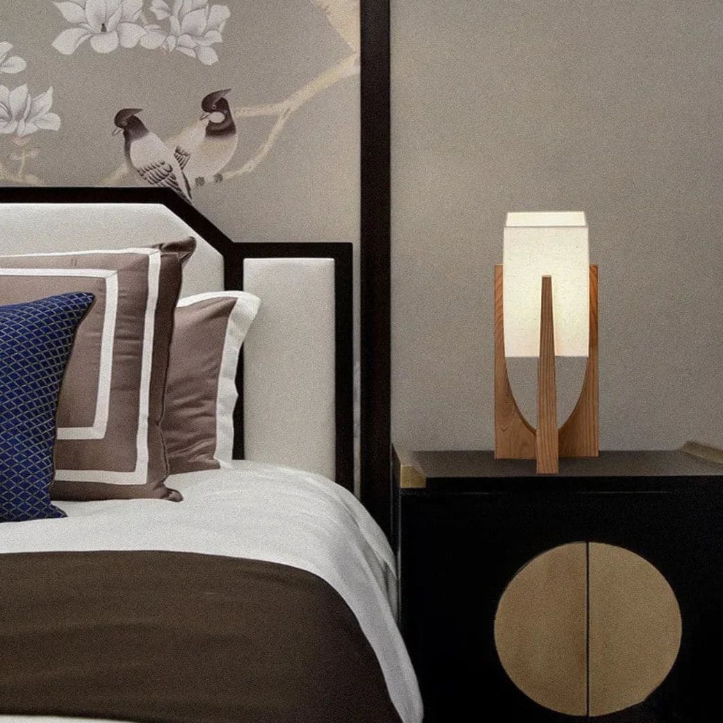 Japanese style floor lamp soft wind