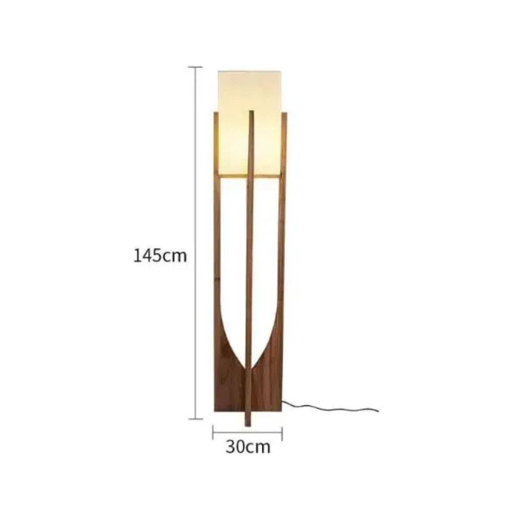 Japanese style floor lamp soft wind