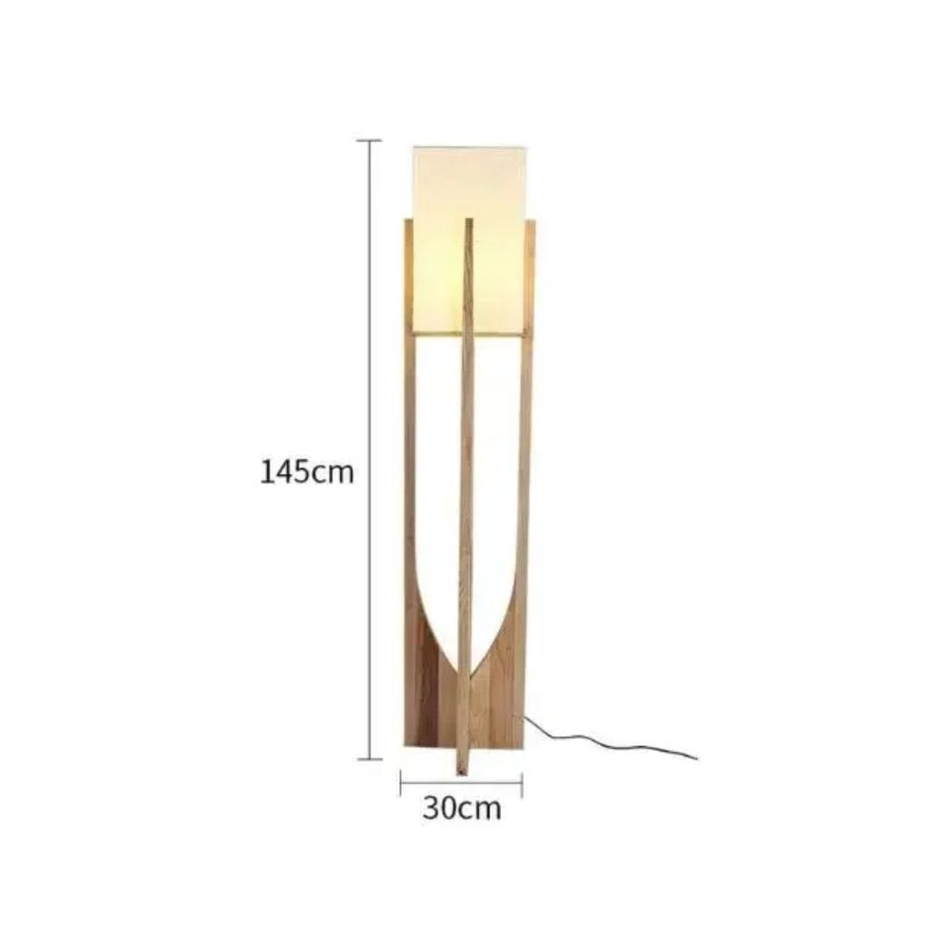 Japanese style floor lamp soft wind