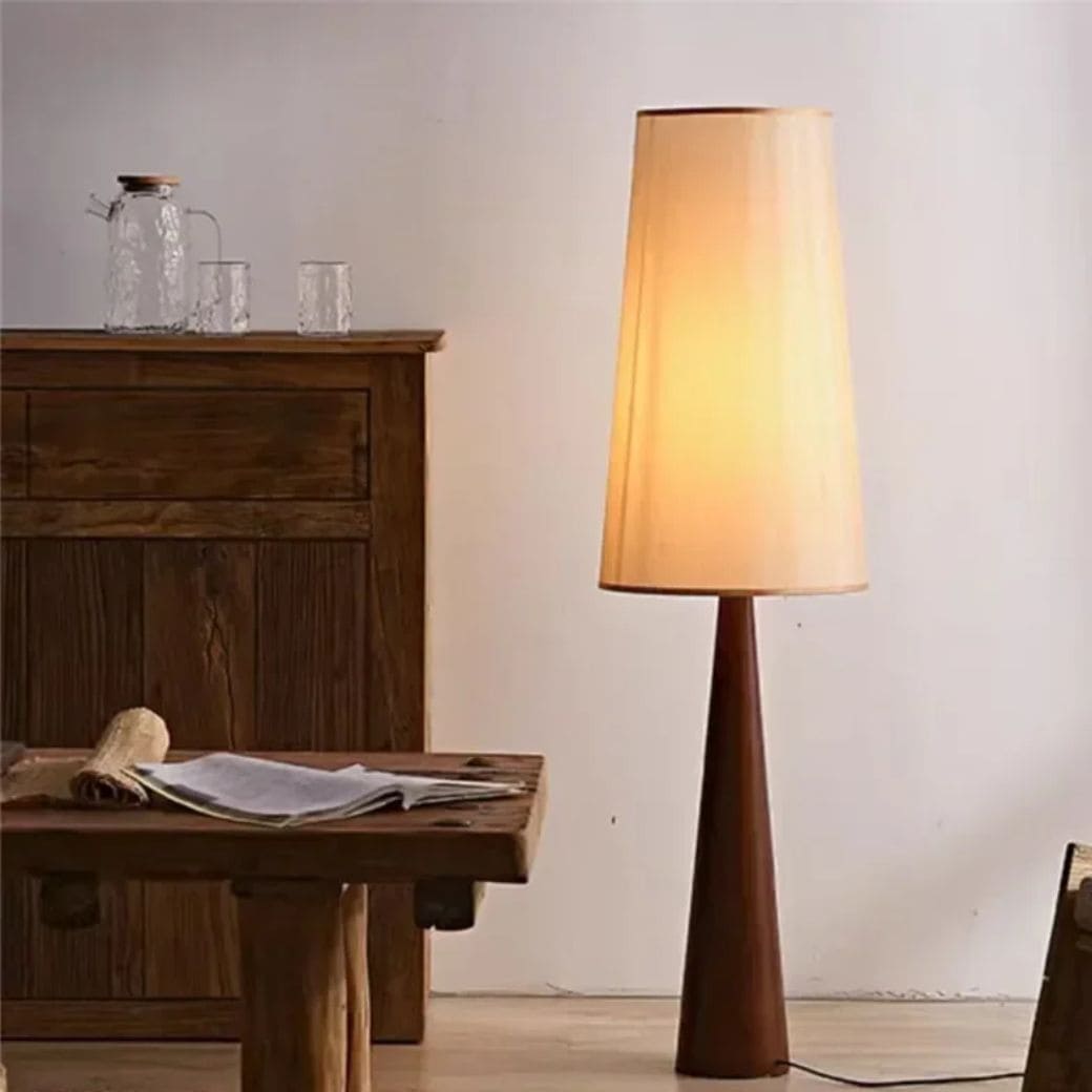 Vintage Wabi Sabi Floor Lamp for interior