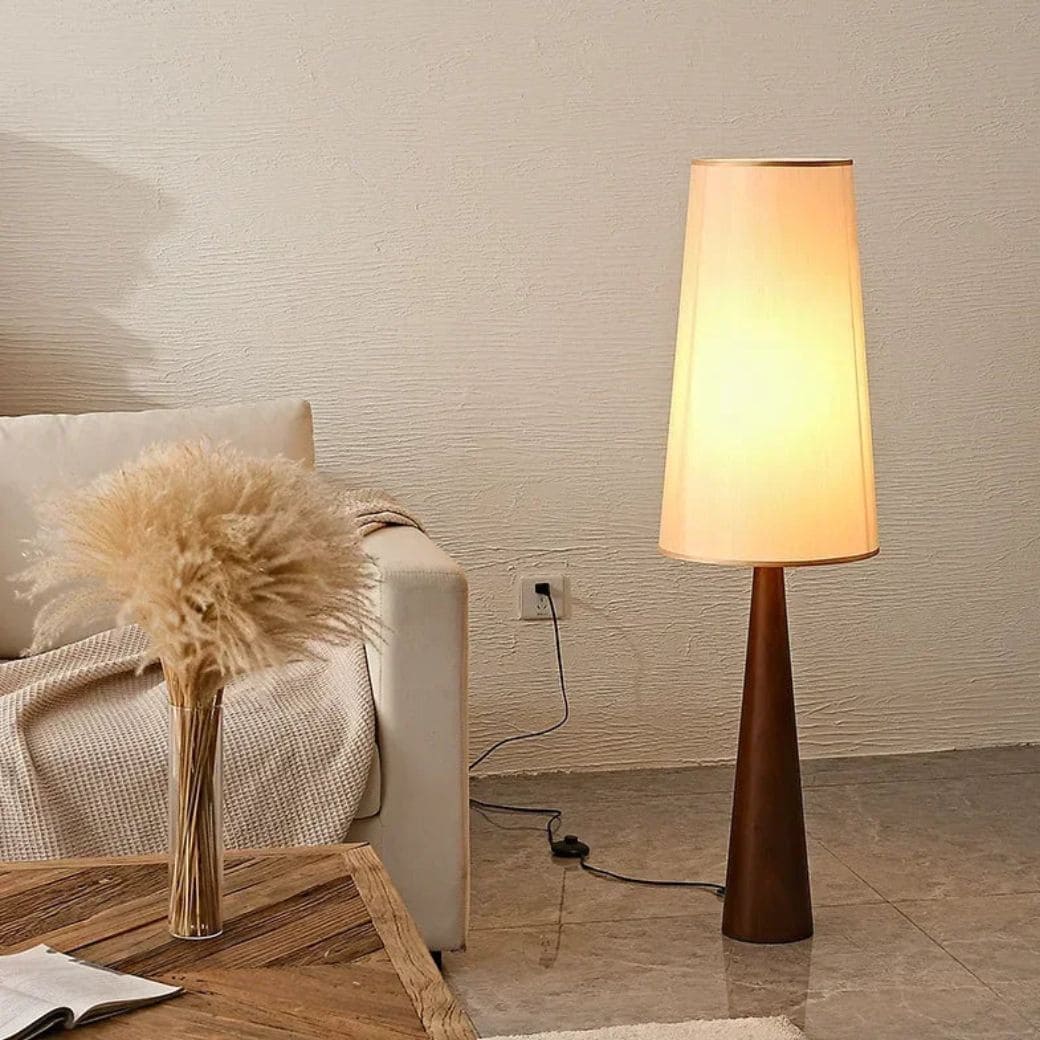 Vintage Wabi Sabi Floor Lamp for interior