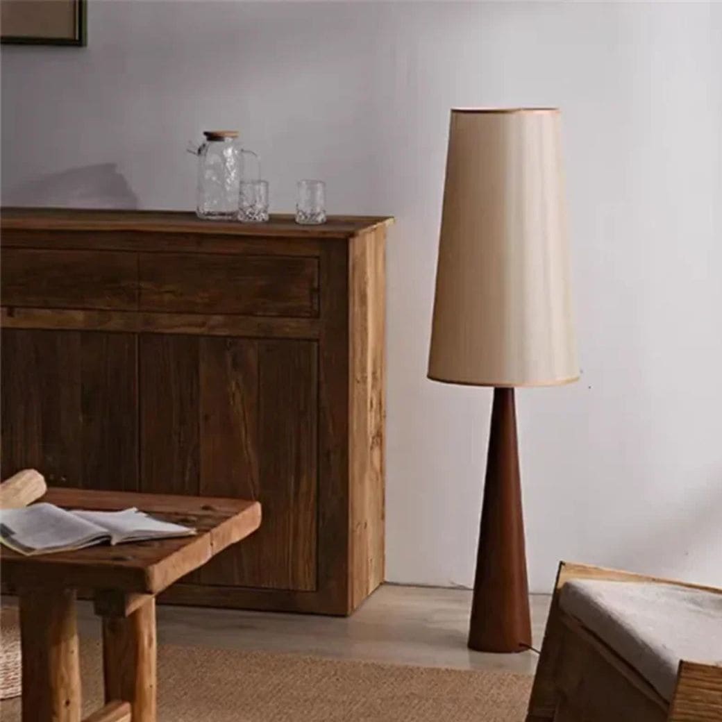 Vintage Wabi Sabi Floor Lamp for interior