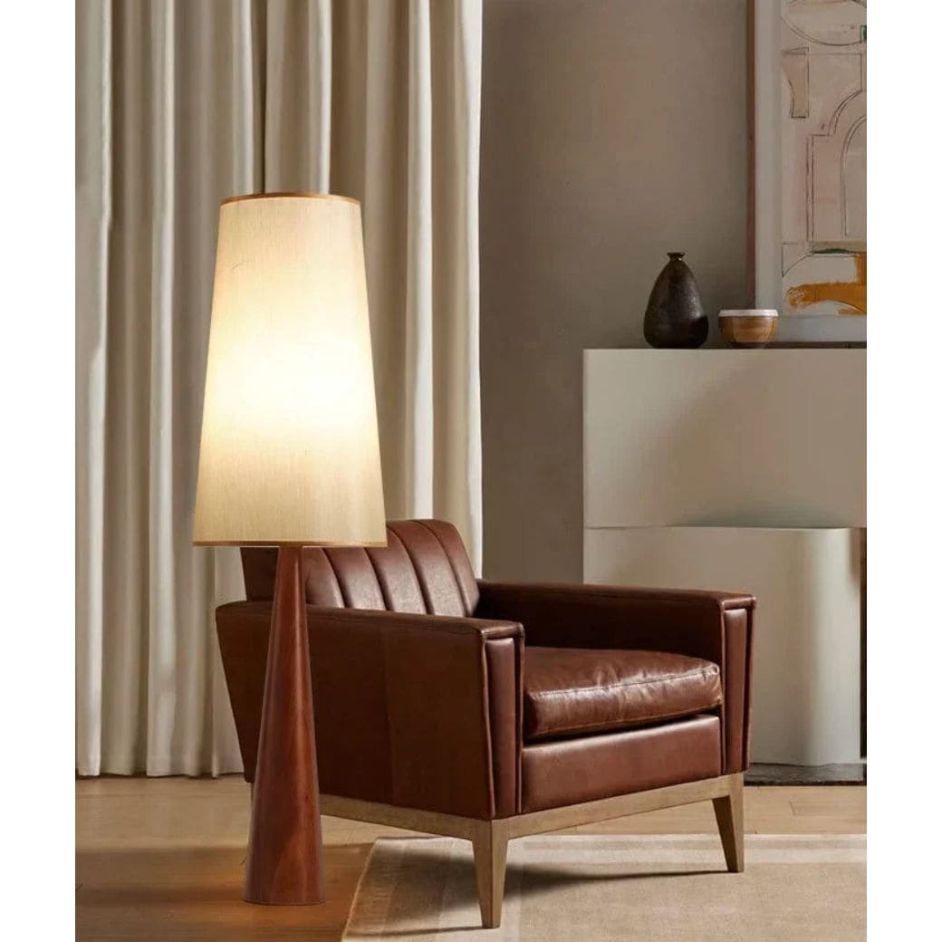 Vintage Wabi Sabi Floor Lamp for interior