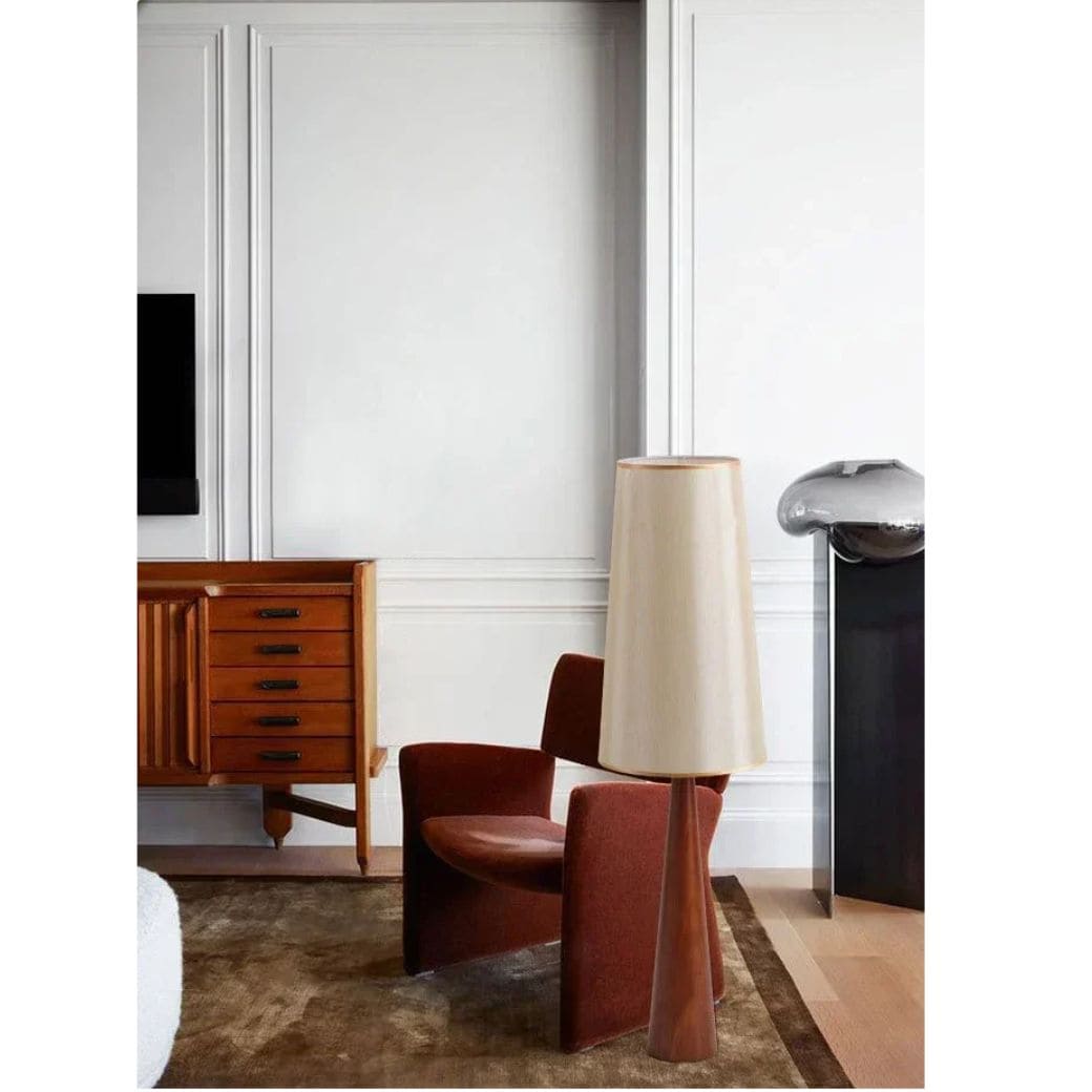 Vintage Wabi Sabi Floor Lamp for interior
