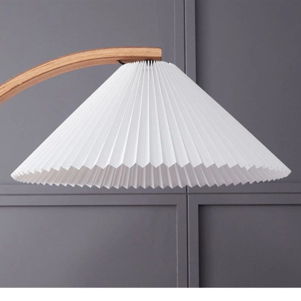 Solid wood lamp with LED lighting